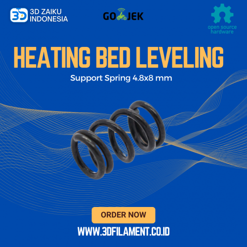 Reprap Heating Bed Leveling Support Spring 4.8x8 mm